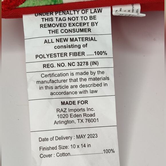 Raz‎ Imports Retro Christmas Pillow Frosty The Snowman Sleigh Reindeer - Picture 4 of 12